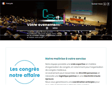 Tablet Screenshot of congres-seminaires.com